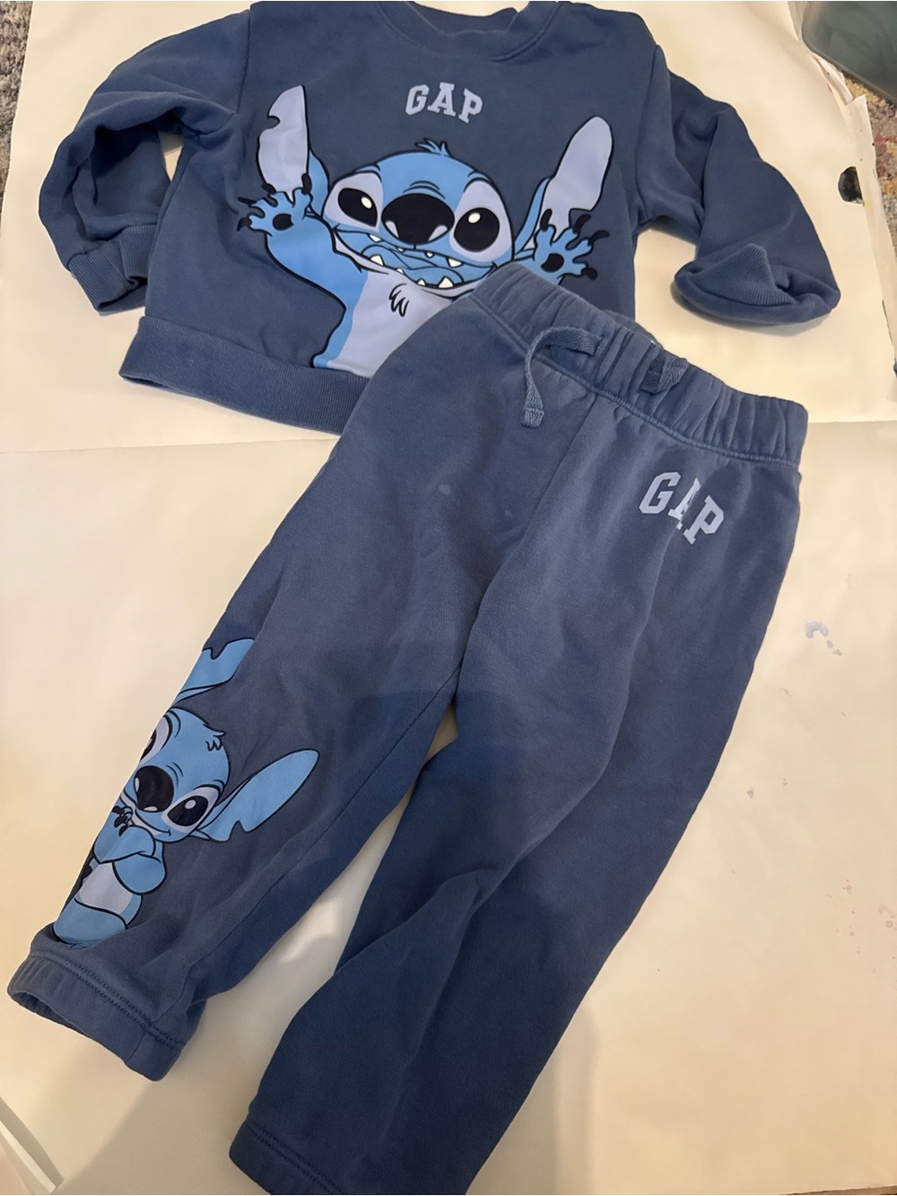 Disney Blue Stitch Joggers - Kids Sweatpants